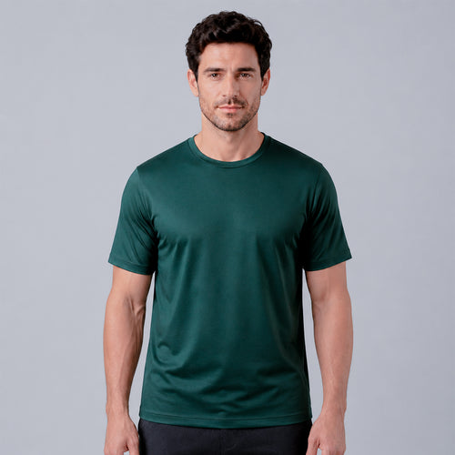CAMISETA INTERLOQUE PIMA VERDE MUSGO