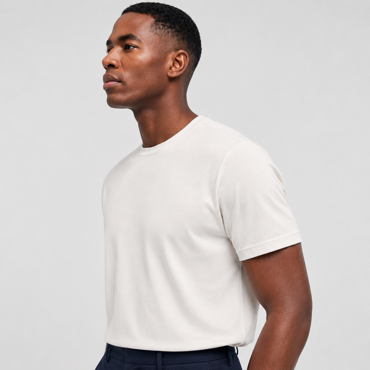 CAMISETA INTERLOQUE PIMA OFF WHITE